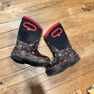 BOGS Kids Lightning Bolt Rain Boots – Size 10